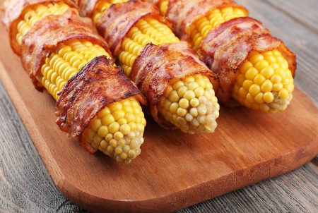Bacon-Wrapped Corn